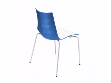 ZEBRA BICOLORE - Stackable steel chair by SCAB DESIGN - view 3